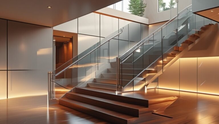 hyperrealistic_modern_stair_railing